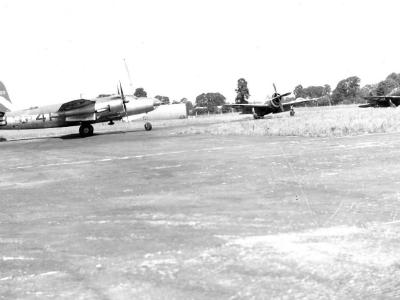 B-26G Marauder Bomber 394th Bomb Group 585th BS and P-47 Fighters 9th AF