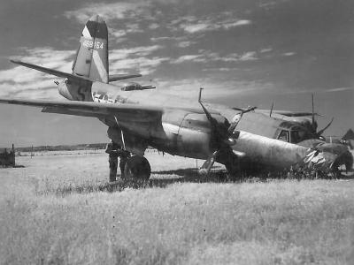 B-26G Marauder Bomber 44-68154 Crashed