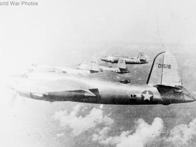 B-26 40-1516 of the 22nd Bomb Group in flight