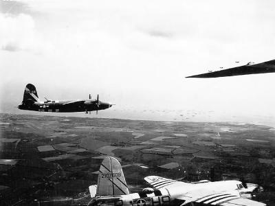 B-26 42-107609 of the 394th Bomb Group, 586th Bombardment Squadron
