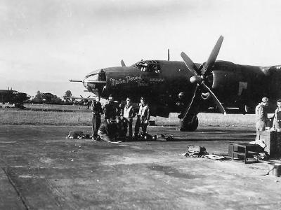 B-26 Bomber Mister Period Twice nose art