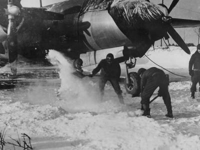 B-26 Marauder 391st Bomb Group in winter