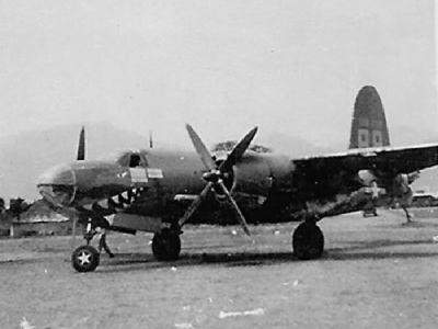 B-26 Marauder Bomber Shark Mouth Italy