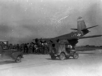 B-26 Marauder from 323rd BG, 453rd BS, crash