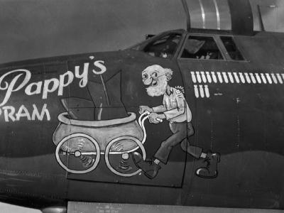 B-26 Pappys Pram Nose Art 322nd Bomb Group