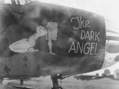 B-26 The Dark Angel nose art