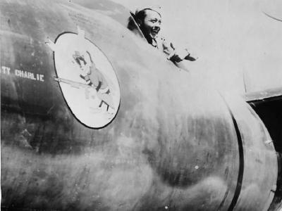 Capt Ralph Michaelis in 22nd BG B-26 „Calamity Charlie” New Guinea October 1942