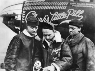 B-26 and crew Clark's Little Pillfrom 451st Bomb Squadron