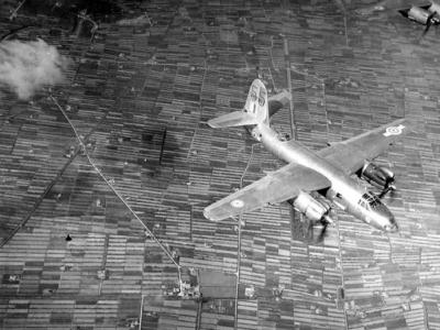 Free French Martin B-26 Marauder Over Bologne 1944