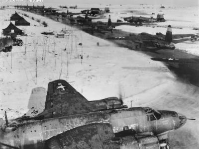 Marauders of 323rd BG at Laon-Athies Air Base 1945