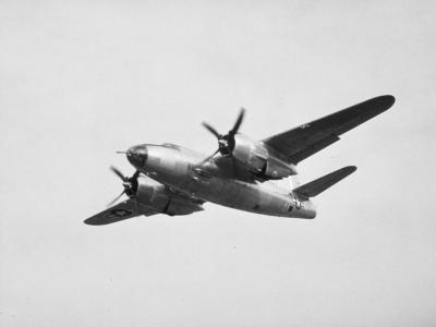 Martin B-26 Marauder bomber in flight