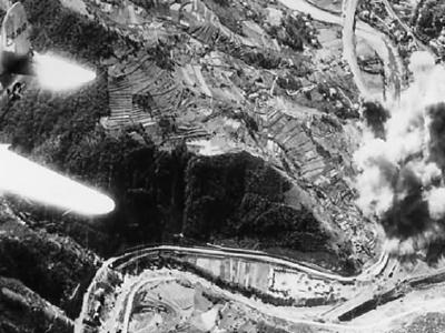Martin B-26 Marauder bombing