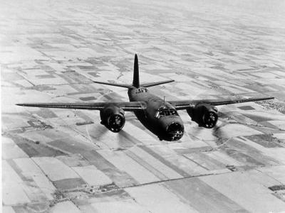 Martin B-26 Marauder in flight