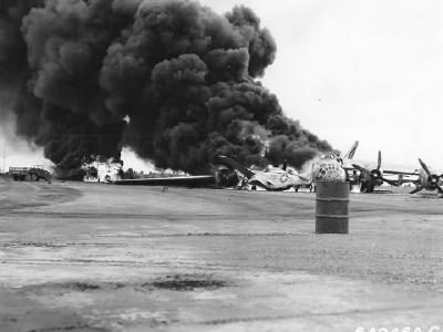 B-29 Superfortress crash Iwo Jima