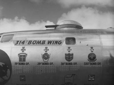 B-29 Superfortress of 314th Bomb Wing at Guam 1945