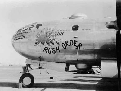 Boeing B-29 Superfortress 42-63393 Nose Art Rush Order