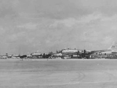 B-29 Superfortress bombers of 468 Bomb Group