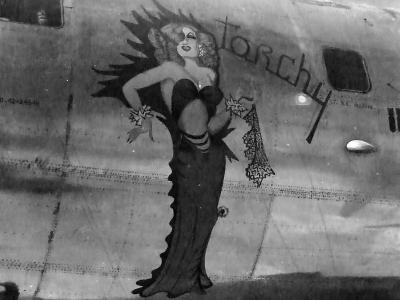 B-29 42-24646 TORCHY nose art Tinian 1945