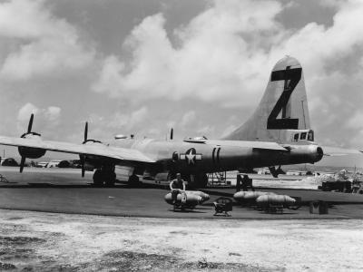 Boeing B-29 bomber Z 11 of 500th bomb group on SAIPAIN PTO
