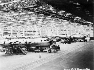 Boeing B-29 Superfortress in Boeing factory