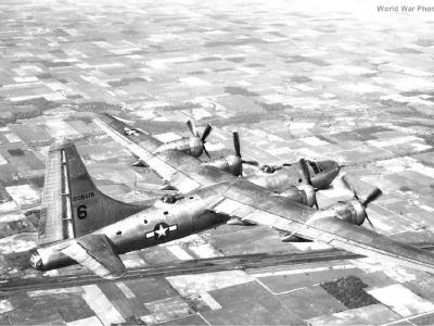 Consolidated B-32 42-108476 in flight
