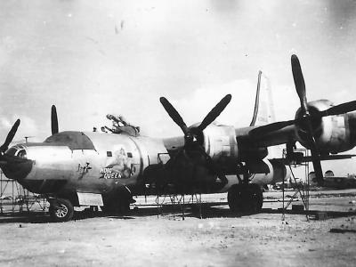 B-32 Dominator 42-108532 Hobo Queen II on the ground