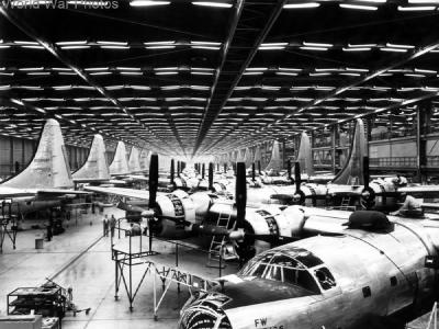 B-32 Dominators assembly canceled at Ft. Worth November 1945