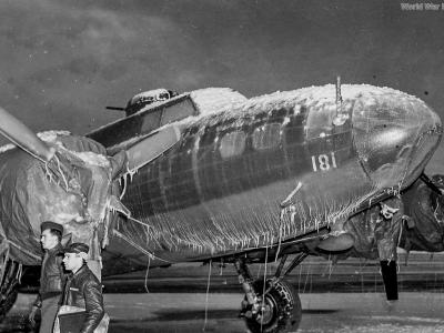 B-17F frozen at Great Falls Montana 1943