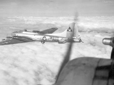 B-17G 43-38853 N8-L of the 398th BG
