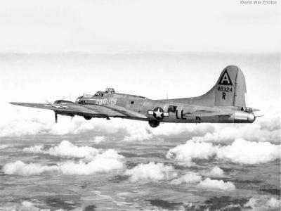 B-17G 44-8324 91st BG in flight