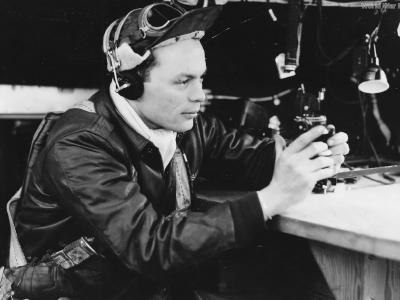 B-17G navigator of 388th Bomb Group, 563rd BS 2nd Lt Phillip Brejensky