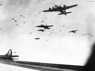 B-17 of the 390th BG raid on Bremen November 1943