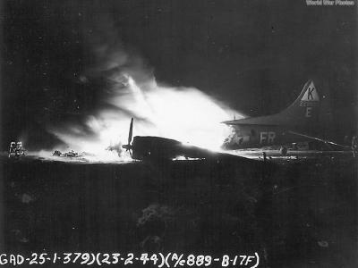 B-17F 42-29889 FR-E of the 379th BG, 525th BS