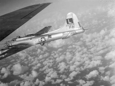 B-17G 43-37807 of the 452nd BG