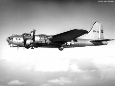 B-17G 44-8629 of the 391st BS, 34th BG