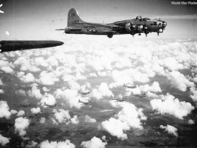 B-17G 43-38276 of the 493rd BG over GUSTROW 7 April 1945