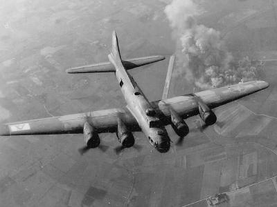 B-17 of the 94th Bomb Group over target