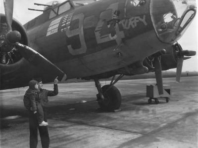 B-17F Tuffy of the 43rd BG, 63rd BS at Lockbourne