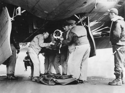 Wounded 96th BG gunner