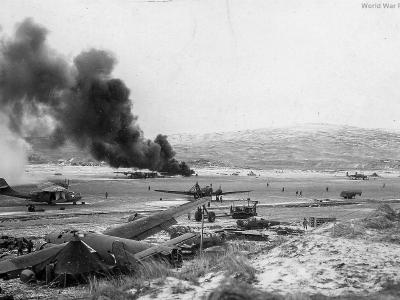54th FS P-38 Crash at Adak and wreck of B-24 41-1092 1942