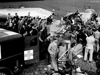 8th Air Force B-24 crash England ’44