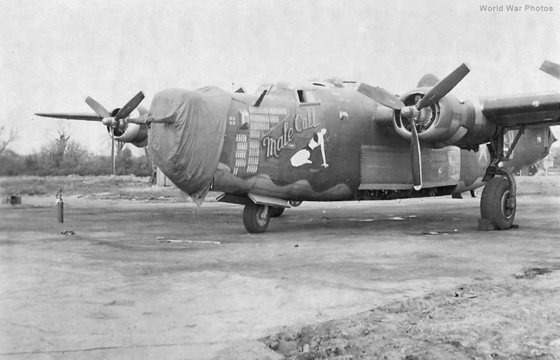 B-24H 42-52154 MALE CALL 453rd Bomb Group | World War Photos