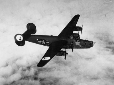 B-24H 453rd Bomb Group over Germany