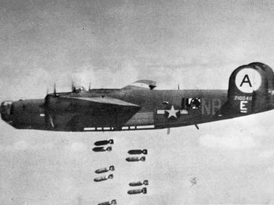 B-24J 42-100411 of the 506th BS, 44th BG