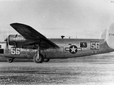 B-24J #56 42-78595 of the 451st BG