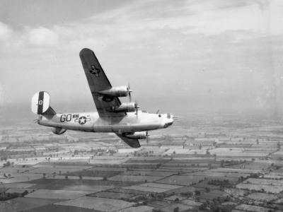 B-24 of the 328th BS, 93rd BG
