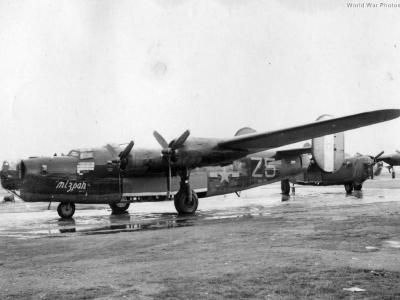 B-24J 42-100366 Mizpah of the 458th BG, 754th BS