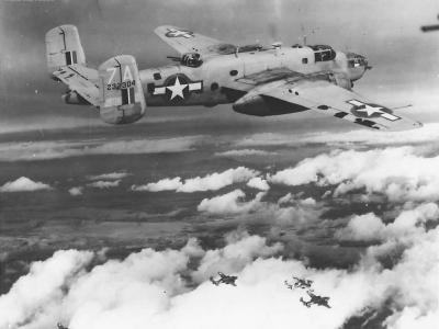 B-25C 7A of the 340th BG during Raid on Sibenik
