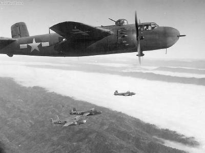 B-25H over Italy 
