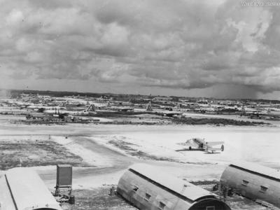 B-29 bombers of the 40th and 462nd BG Tinian